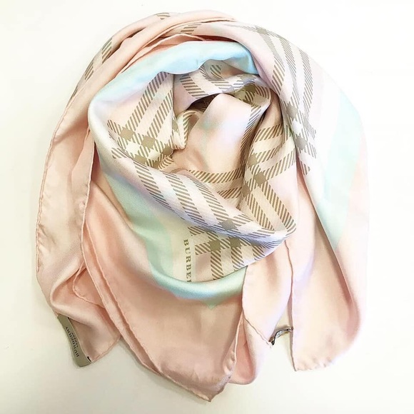 Burberry Accessories - Burberry Silk Check Scarf